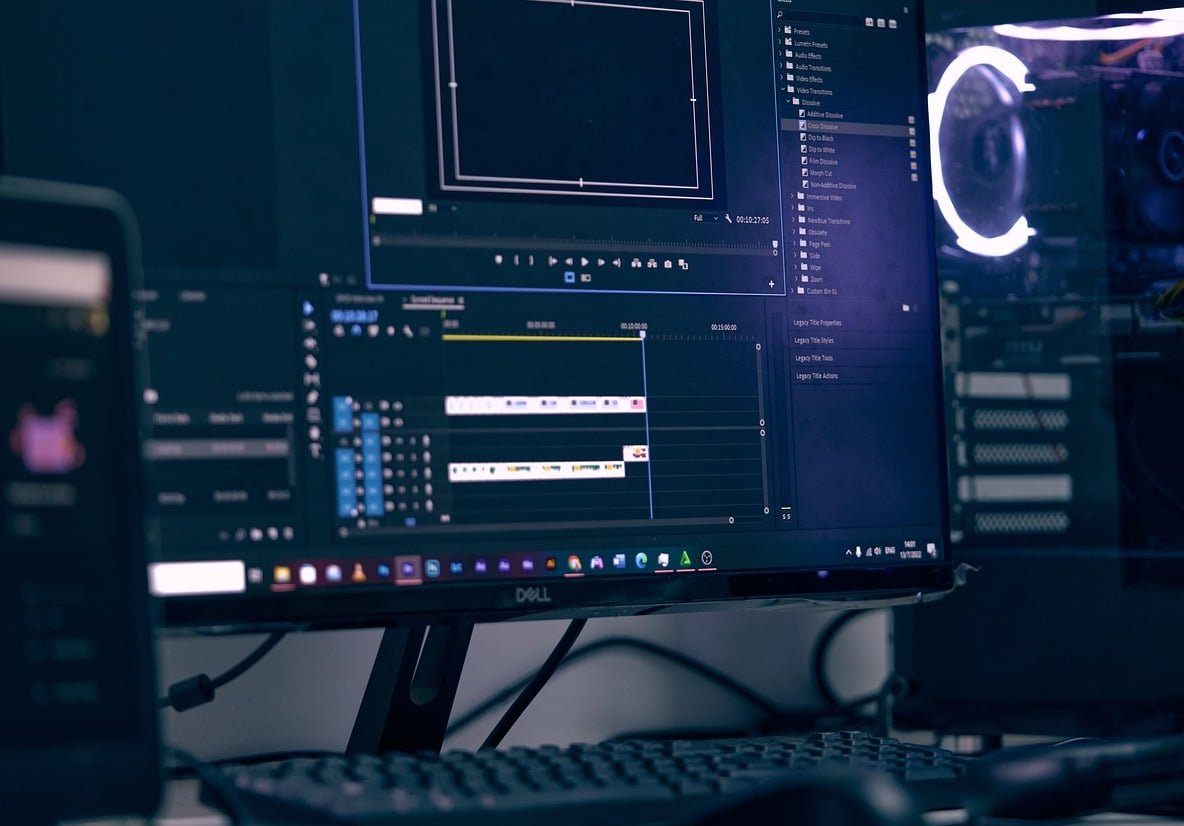 website video header