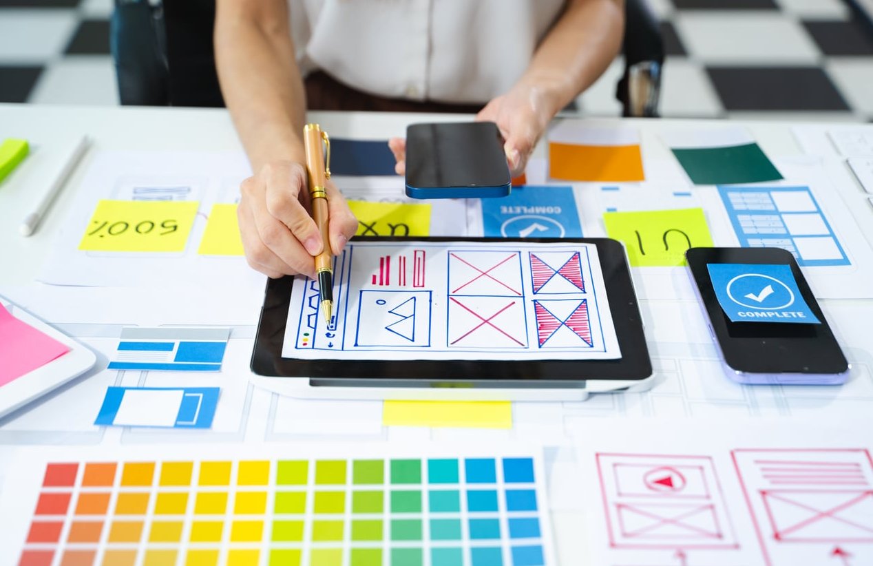 website cards grid